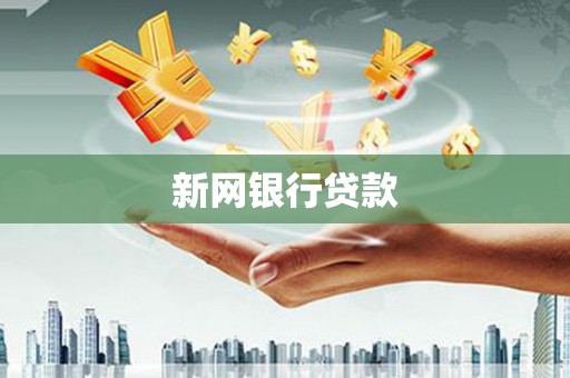 金乡新网银行贷款