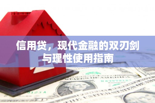 金乡信用贷，现代金融的双刃剑与理性使用指南