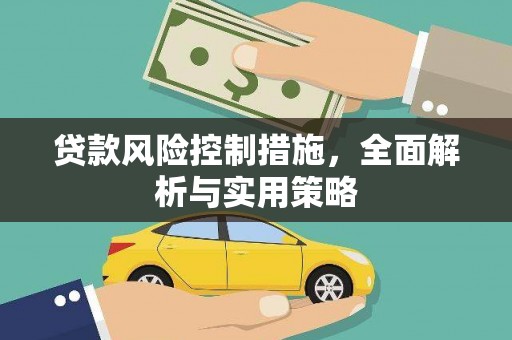 金乡贷款风险控制措施，全面解析与实用策略