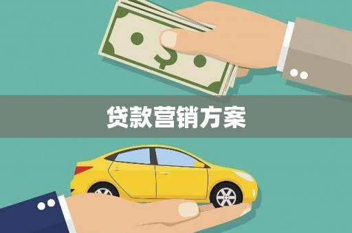 金乡贷款营销方案