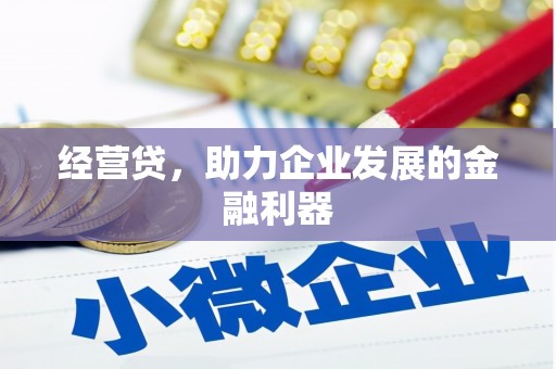 金乡经营贷，助力企业发展的金融利器