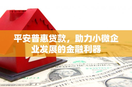 金乡平安普惠贷款，助力小微企业发展的金融利器