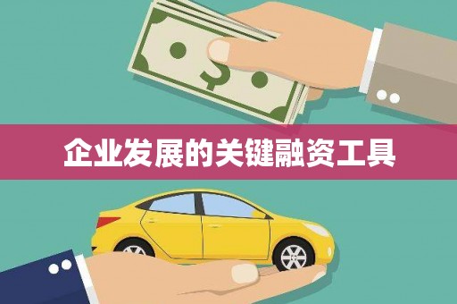 金乡企业发展的关键融资工具