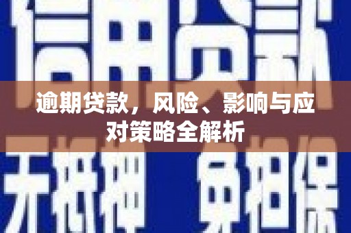 金乡逾期贷款，风险、影响与应对策略全解析
