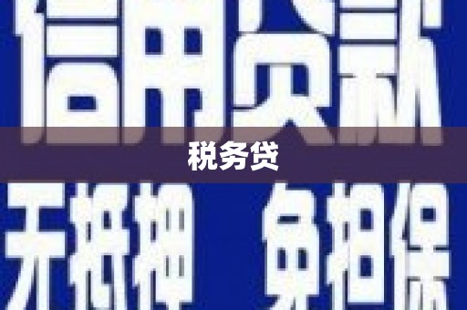 金乡税务贷