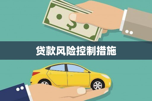 金乡贷款风险控制措施