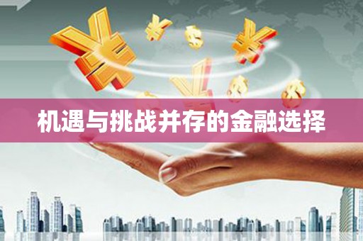 金乡机遇与挑战并存的金融选择