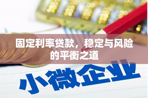 金乡固定利率贷款，稳定与风险的平衡之道