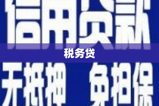 金乡税务贷